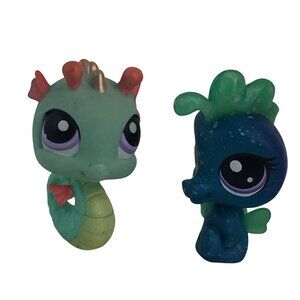 Littlest Pet Shop LPS Seahorse #348, Cosmic Peagasus Seacolt #3-33